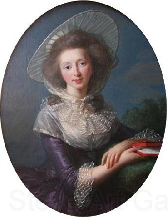 elisabeth vigee-lebrun Portrait of Victoire Pauline de Riquet de Caraman (1764-1834), wife of Jean Louis, Vicomte de Vaudreuil (1763-1816) Spain oil painting art